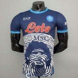 Camiseta Authentic Napoli Commemorative Edition Blue 2021/2022