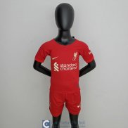 Camiseta Liverpool Ninos Primera Equipacion 2022/2023