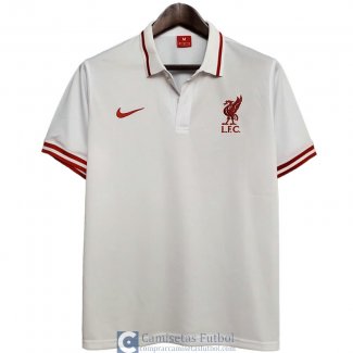 Camiseta Liverpool Polo White 2020/2021