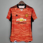 Camiseta Manchester United Portero Orange 2021/2022