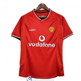 Camiseta Manchester United Retro Primera Equipacion 2000 2001