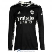 Camiseta Manga Larga Arsenal Portero Black 2020/2021