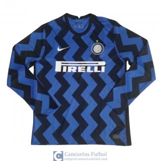 Camiseta Manga Larga Inter Milan Primera Equipacion 2020/2021