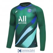 Camiseta Manga Larga PSG Green Portero 2019/2020