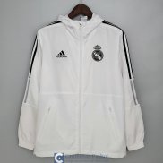 Real Madrid Chaqueta Rompevientos White III 2021/2022