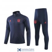 Bayern Munich Chaqueta Navy Blue + Pantalon 2019/2020