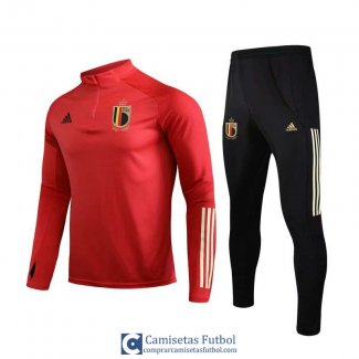 Belgica Sudadera De Entrenamiento Red + Pantalon 2020/2021