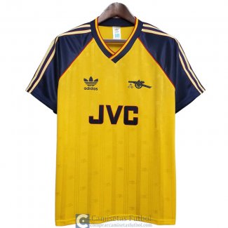 Camiseta Arsenal Retro Segunda Equipacion 1988 1989