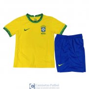 Camiseta Brasil Ninos Primera Equipacion 2020/2021