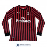 Camiseta Manga Larga AC Milan Primera Equipacion 2019/2020