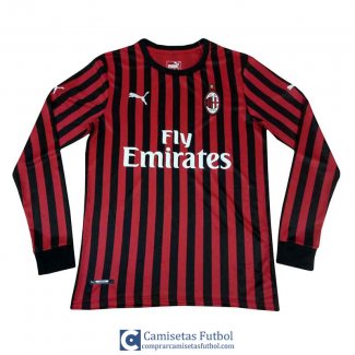 Camiseta Manga Larga AC Milan Primera Equipacion 2019/2020