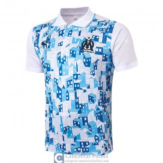 Camiseta Olympique Marseille Polo White 2020/2021