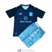 Camiseta Racing Club Ninos Segunda Equipacion 2021/2022