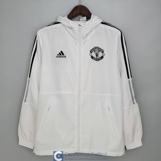 Manchester United Chaqueta Rompevientos White III 2021/2022