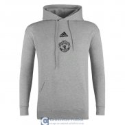 Manchester United Sudadera Capucha Grey 2020/2021