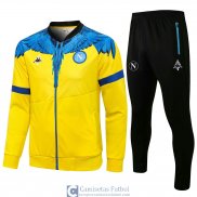 Napoli Kappa x Marcelo Burlon Chaqueta Yellow + Pantalon 2021/2022