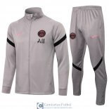 PSG Chaqueta Grey+ Pantalon Grey 2021/2022