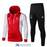 Ajax Chaqueta Capucha Red + Pantalon 2019/2020