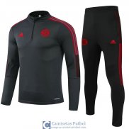 Bayern Munich Sudadera De Entrenamiento Grey II + Pantalon Grey 2021/2022