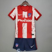 Camiseta Atletico De Madrid Ninos Primera Equipacion 2021/2022