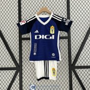 Camiseta Real Oviedo Ninos Primera Equipacion 2023/2024