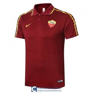 Camiseta Roma Polo Red 2020/2021