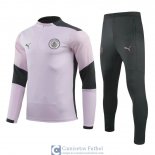 Manchester City Sudadera De Entrenamiento Pink + Pantalon 2020/2021