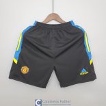 Pantalon Corto Manchester United Training Black IV 2021/2022