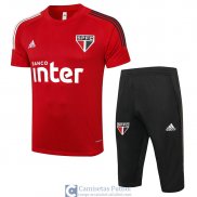 Sao Paulo FC Sudadera De Entrenamiento Red + Pantalon 2020/2021