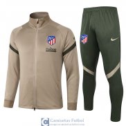 Atletico De Madrid Chaqueta Khaki + Pantalon 2020/2021