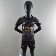 Camiseta Arsenal Ninos Segunda Equipacion 2022/2023