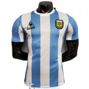 Camiseta Authentic Argentina Retro Primera Equipacion 1986/1987