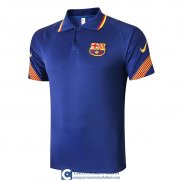 Camiseta Barcelona Polo Blue 2020/2021