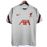 Camiseta Liverpool Training Light Gray 2020/2021