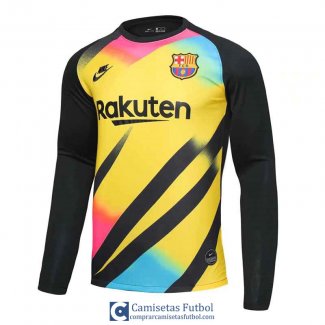 Camiseta Manga Larga Barcelona Black Portero 2019/2020