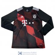 Camiseta Manga Larga Bayern Munich Tercera Equipacion 2020/2021