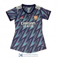 Camiseta Mujer Arsenal Tercera Equipacion 2021/2022