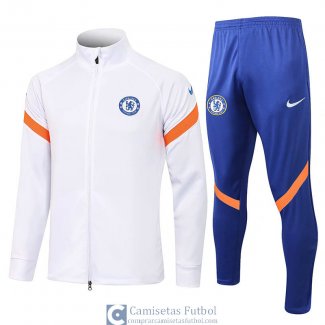 Chelsea Chaqueta White + Pantalon Blue 2021/2022