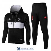 Juventus Chaqueta Capucha Black + Pantalon 2019/2020