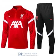 Liverpool Sudadera De Entrenamiento Red + Pantalon 2020/2021