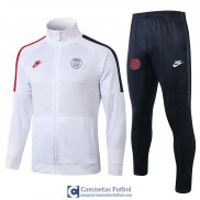 PSG Chaqueta White + Pantalon 2019/2020