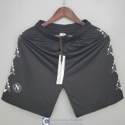 Pantalon Corto Napoli Kappa x Marcelo Burlon Black 2021/2022