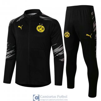 Borussia Dortmund Chaqueta Black + Pantalon Black 2020/2021