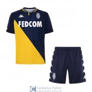 Camiseta AS Monaco Ninos Segunda Equipacion 2020/2021