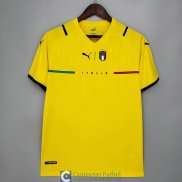 Camiseta Italia Portero Yellow 2021/2022