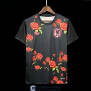 Camiseta Japon Rose Version Black 2023/2024