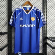 Camiseta Manchester United Retro Segunda Equipacion 1988 1990