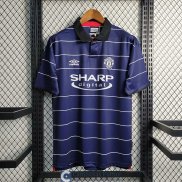 Camiseta Manchester United Retro Segunda Equipacion 1999/2000