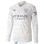 Camiseta Manga Larga Manchester City Tercera Equipacion 2020/2021