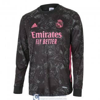 Camiseta Manga Larga Real Madrid Tercera Equipacion 2020/2021